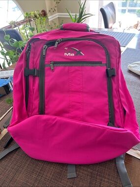 Magenta Travel Backpack for Men